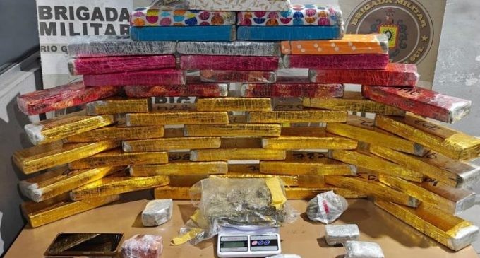 Homens são detidos com quase 39 kg de maconha em Pelotas