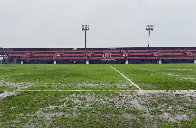 Chuva forte em Pelotas adia partida entre Brasil e Brasil de Farroupilha para a tarde da segunda-feira 