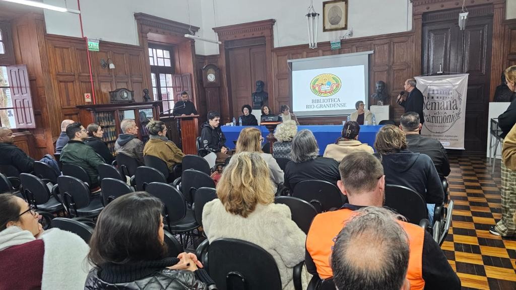 Semana do Patrimônio é aberta na Biblioteca Rio-Grandense, em homenagem à instituição que celebra 180 anos