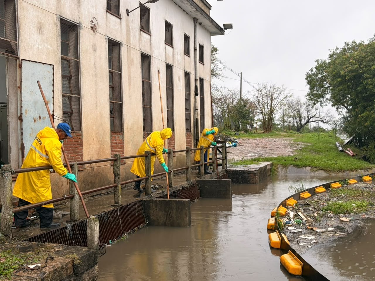 Casas de bombas registram funcionamento a pleno em Pelotas