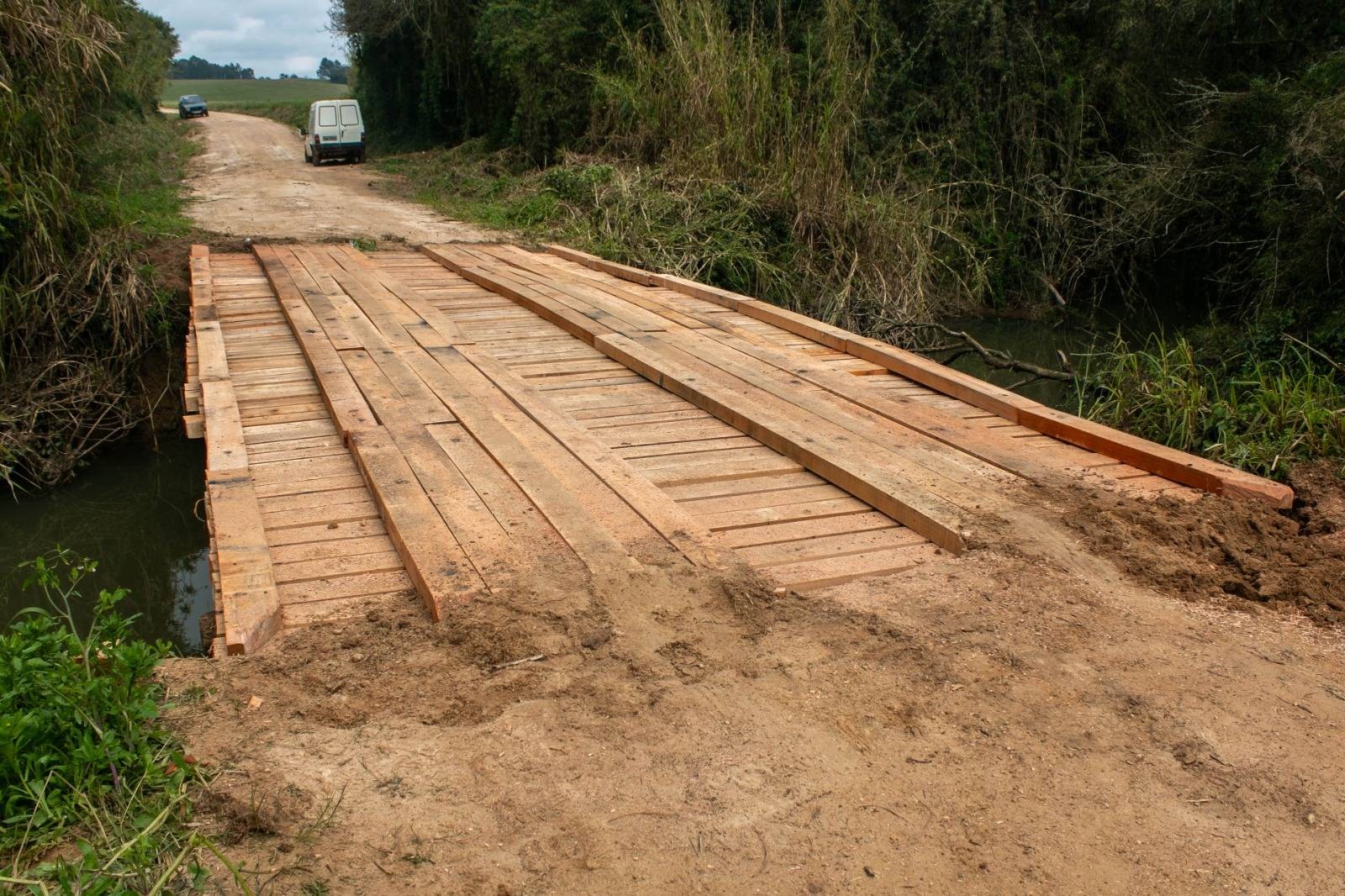 Pontes na colônia de Pelotas são recuperadas pós temporais