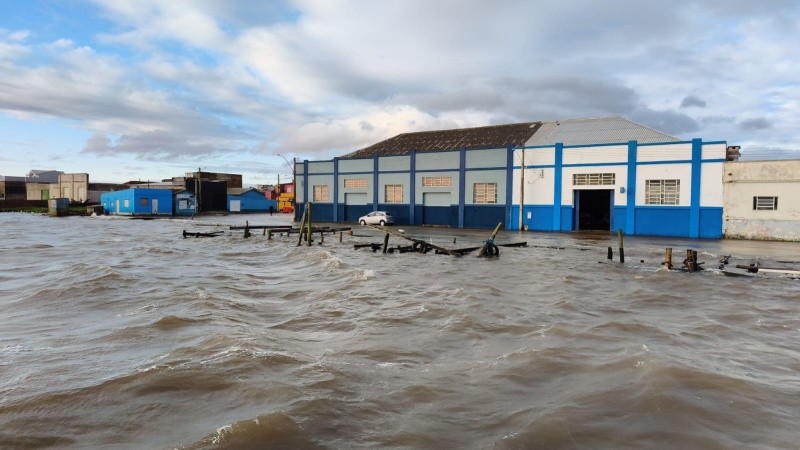 São José do Norte sofre impactos em diferentes localidades do município e  registra  436 milímetros de chuva somente em agosto