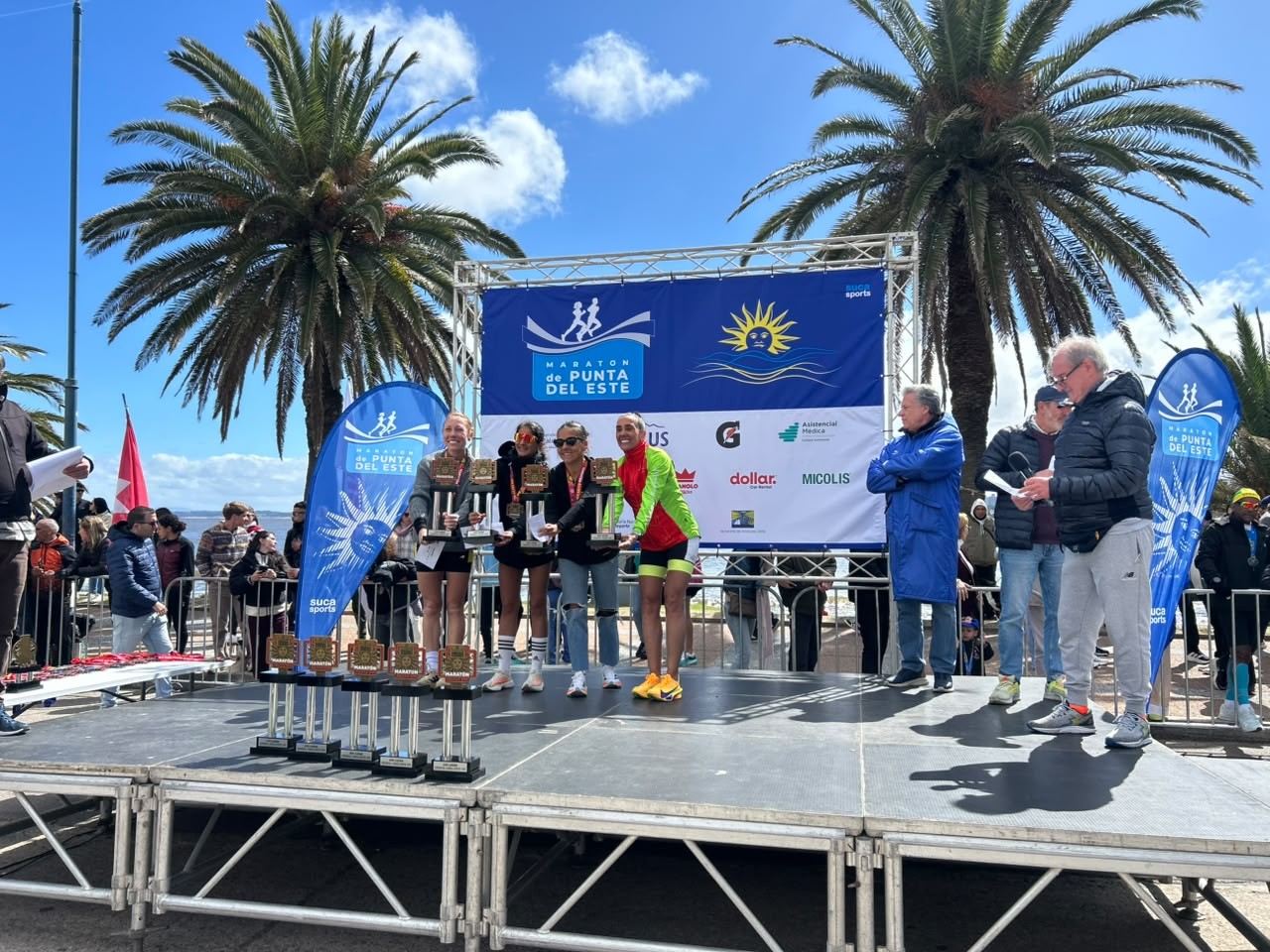 Rio-grandina Pâmela Borba conquista o 3º lugar na Maratona Internacional de Punta del Este