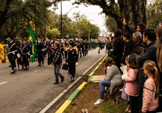 Pelotas festeja o 7 de Setembro com desfiles na Av Bento Gonçalves