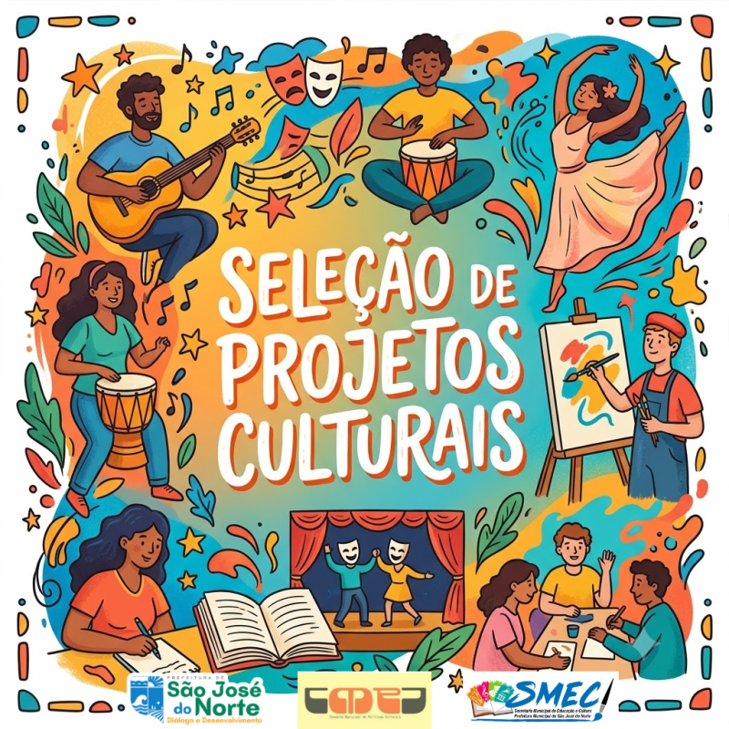 São José do Norte divulga projetos culturais habilitados em edital do Fundo Municipal de Políticas Culturais
