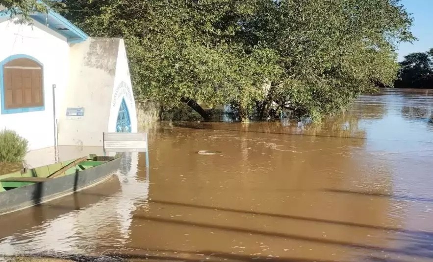 Defesa Civil alerta para risco de inundação em cinco rios do Rio Grande do Sul