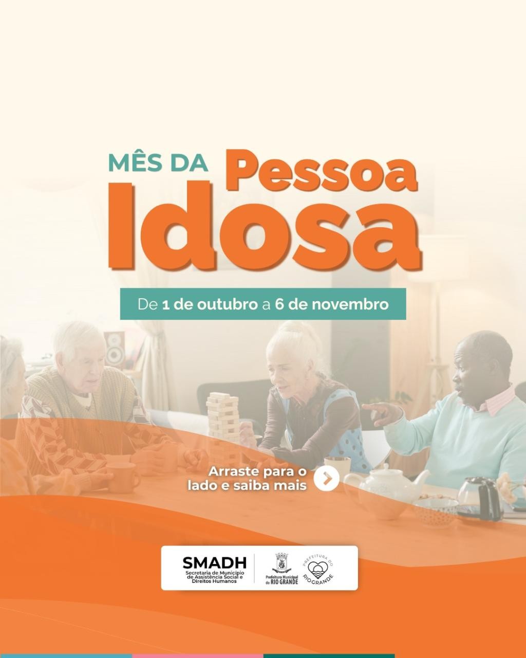 Rio Grande abre programação do Mês da Pessoa Idosa nesta quinta-feira (1º)