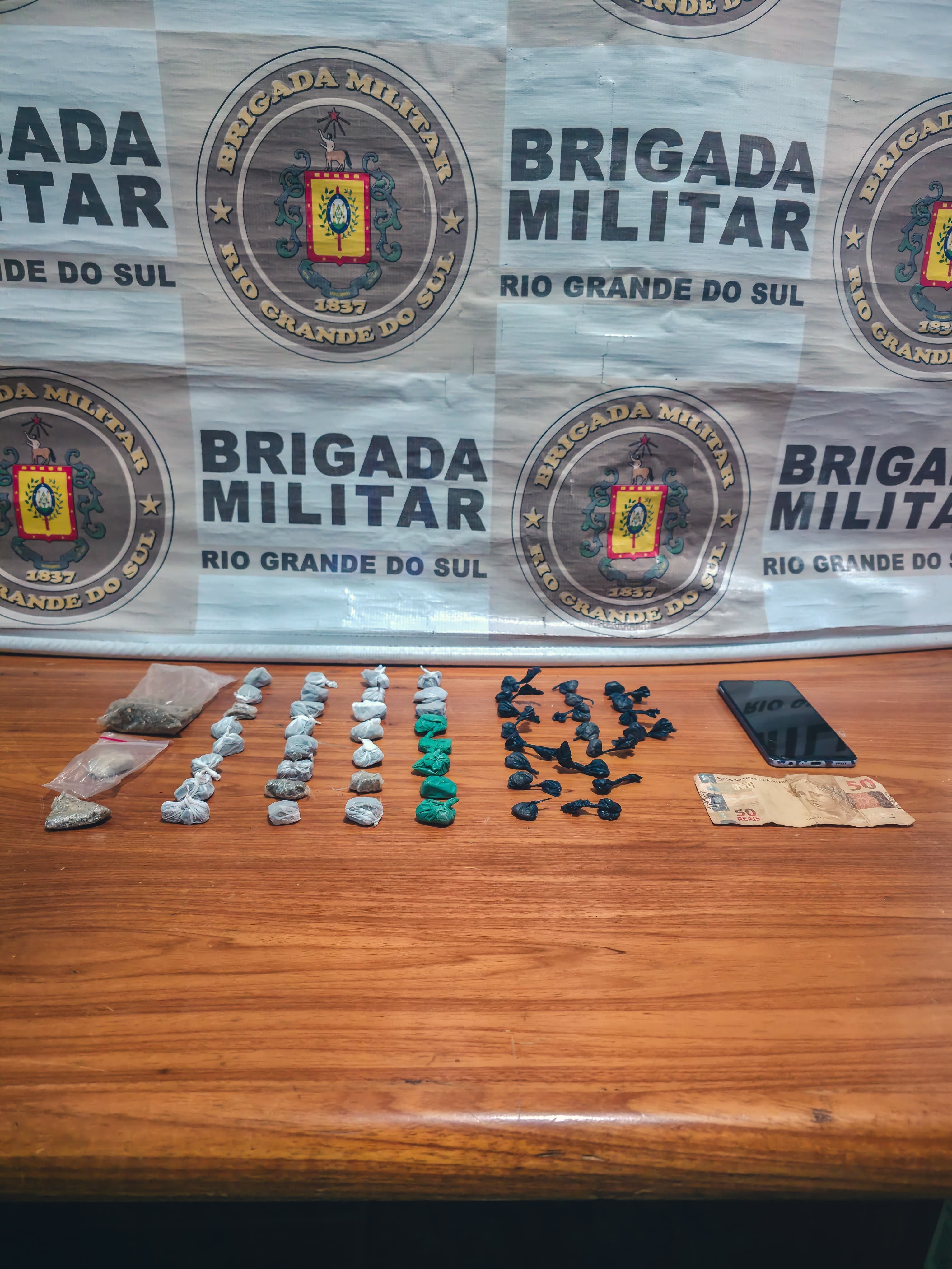 Homem é preso por tráfico de drogas em Santa Vitória do Palmar