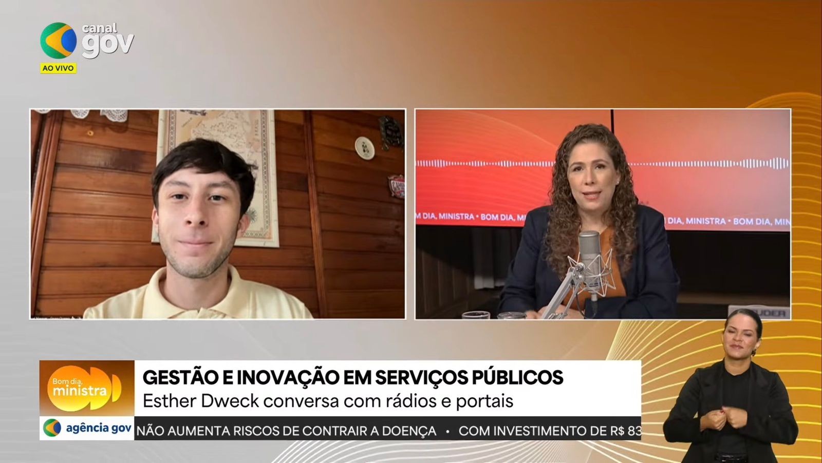 Grupo Oceano participa de edição do Bom Dia Ministra, com Esther Dweck