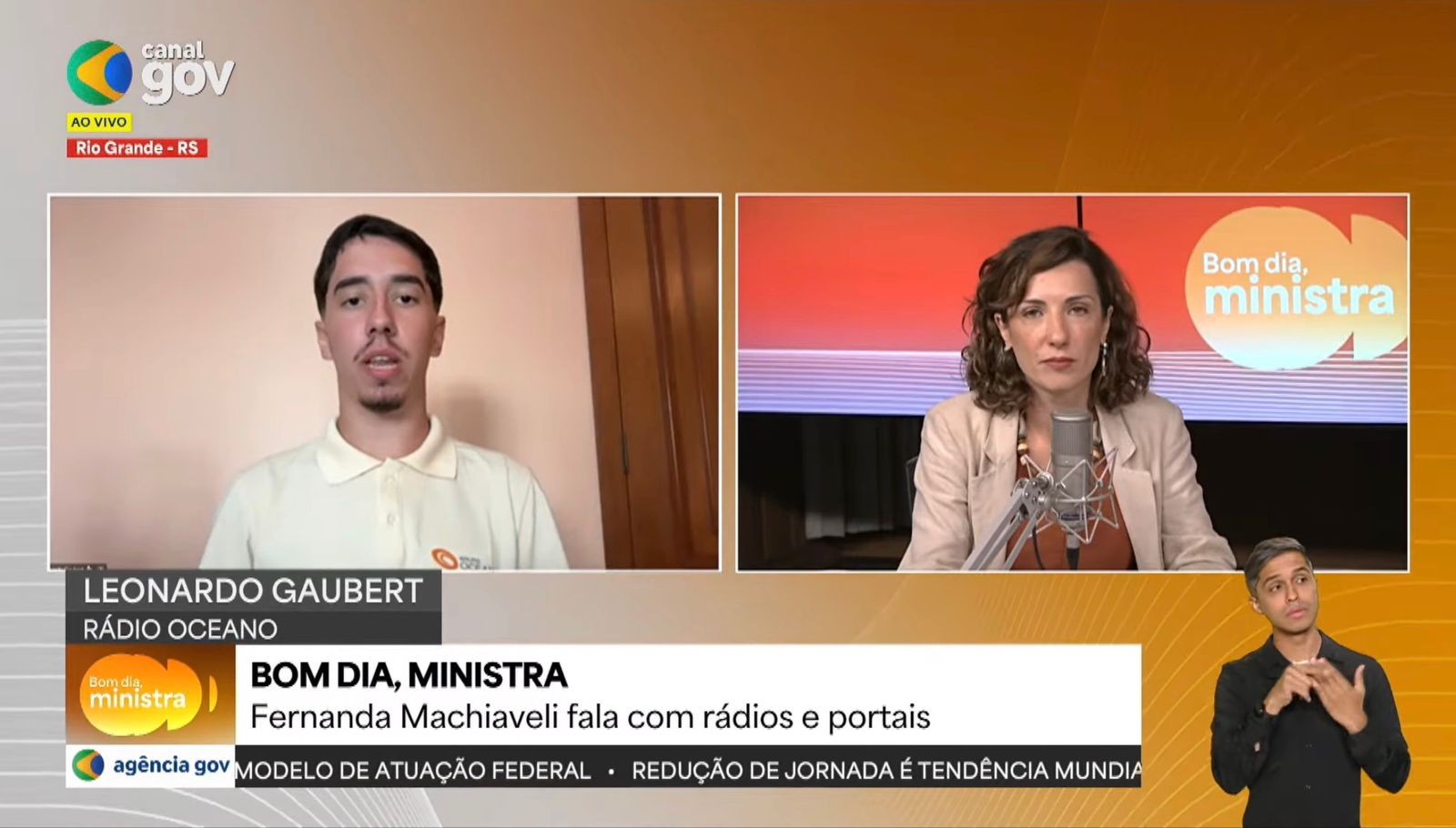 Grupo Oceano entrevistou a Ministra do Desenvolvimento Agrário e Agricultura Familiar, Fernanda Machiaveli