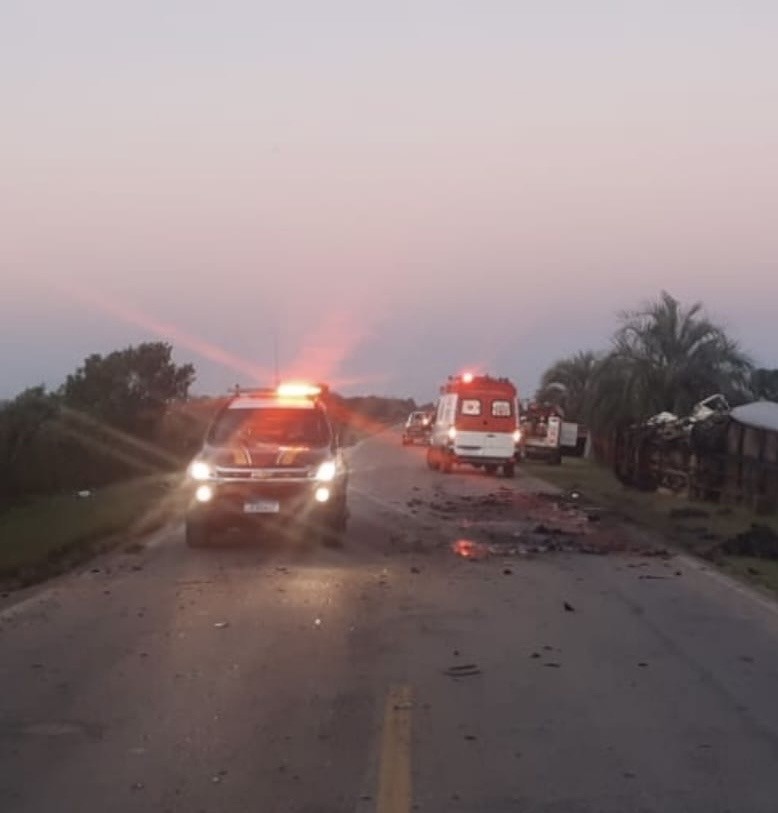 Colisão frontal deixa um morto na BR-471, em Santa Vitória do Palmar