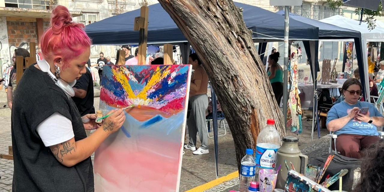 Encerramento do Dia da Criatividade movimentou o Centro Histórico de Pelotas