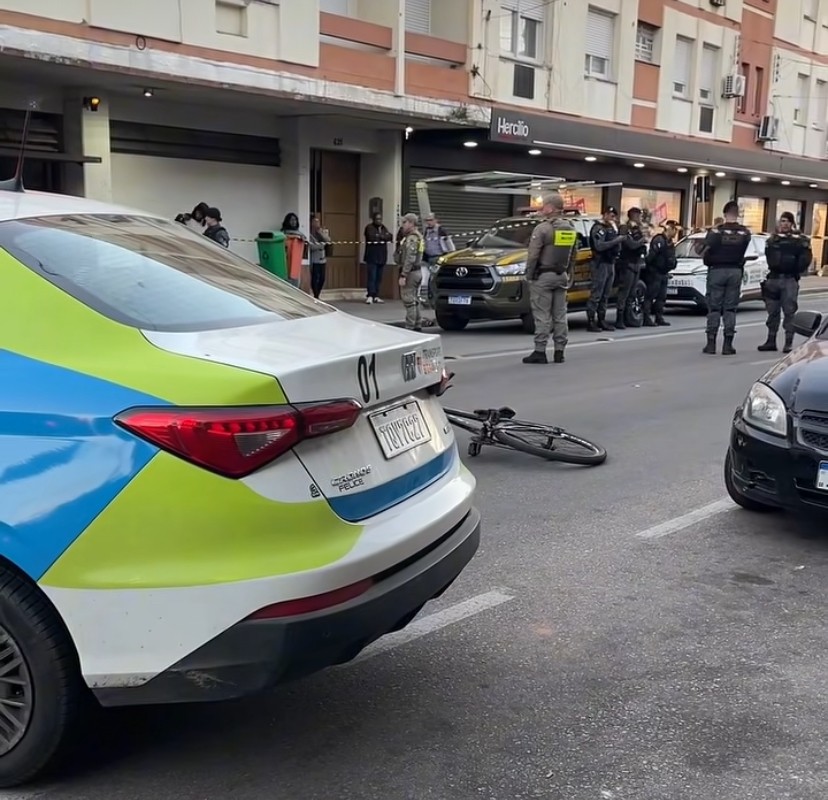 Ciclista morre atropelada no centro de Pelotas