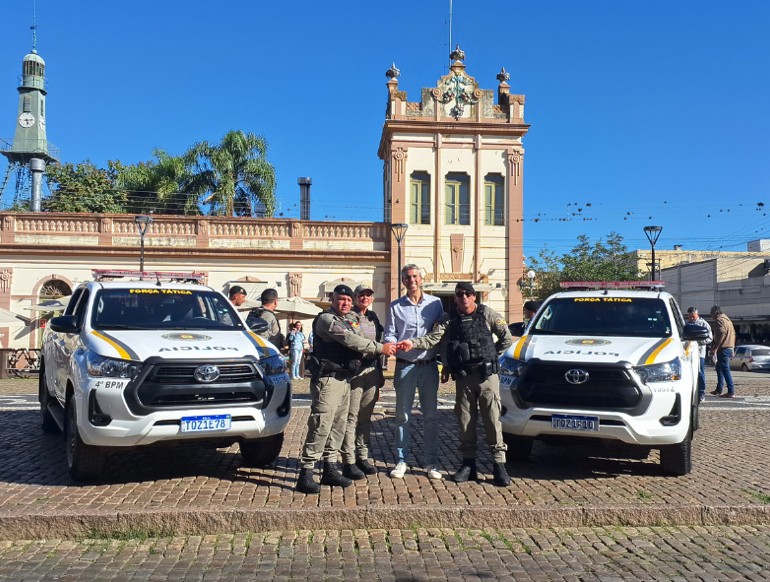 4º BPM de Pelotas ganha novas viaturas para reforçar atendimento na cidade