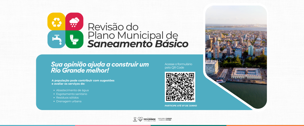 Prefeitura abre consulta pública para revisão do Plano Municipal de Saneamento Básico