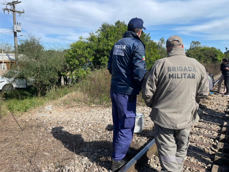 Homem é encontrado morto às margens da linha férrea, em Cerrito
