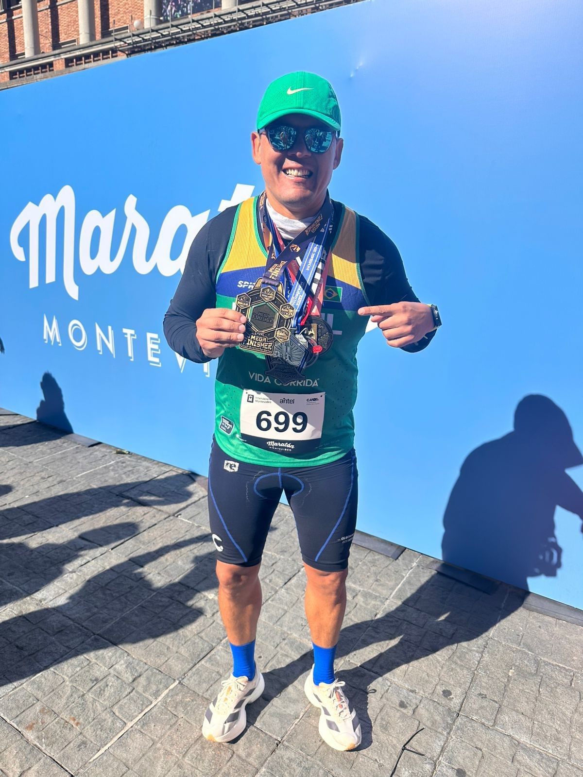 Rio-grandino conclui circuito internacional de maratonas e entra para a história do esporte local