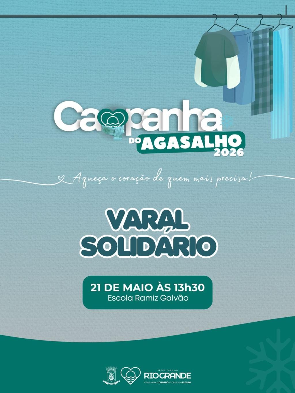 Prefeitura realiza Varal Solidário na Vila Mangueira nesta quinta-feira (21)