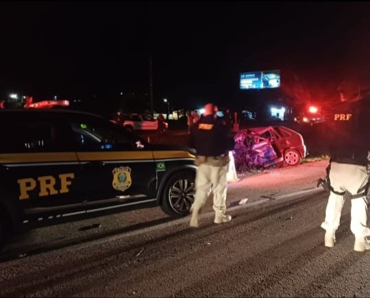 Motorista morre em colisão frontal na BR 116, em Turuçu