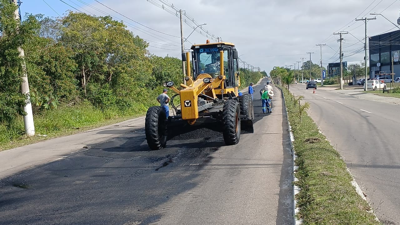Prefeitura de Pelotas concluiu recuperação do asfalto na Avenida Adolfo Fetter