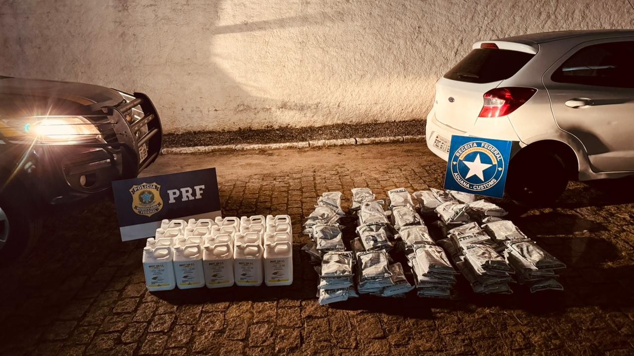 Carga clandestina de agrotóxicos oriundos do Uruguai é apreendida no RS