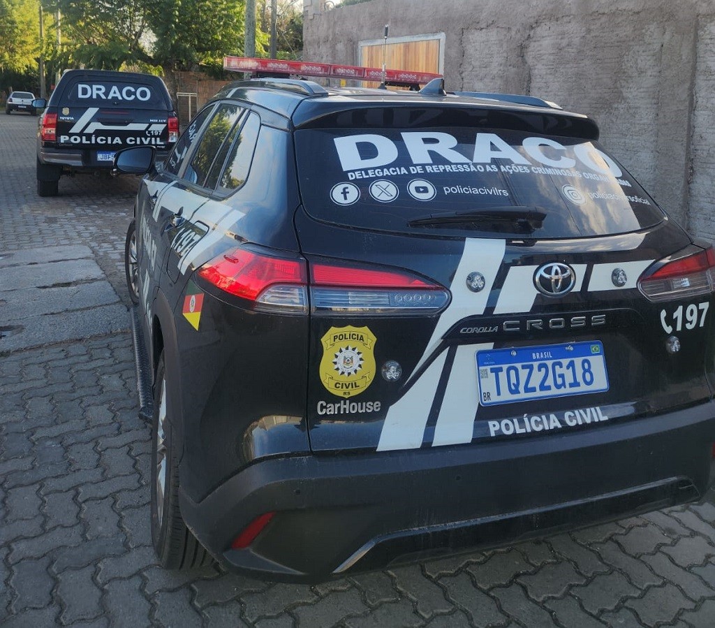 DRACO realiza operação contra investigados por ameaças e extorsão a comerciantes 