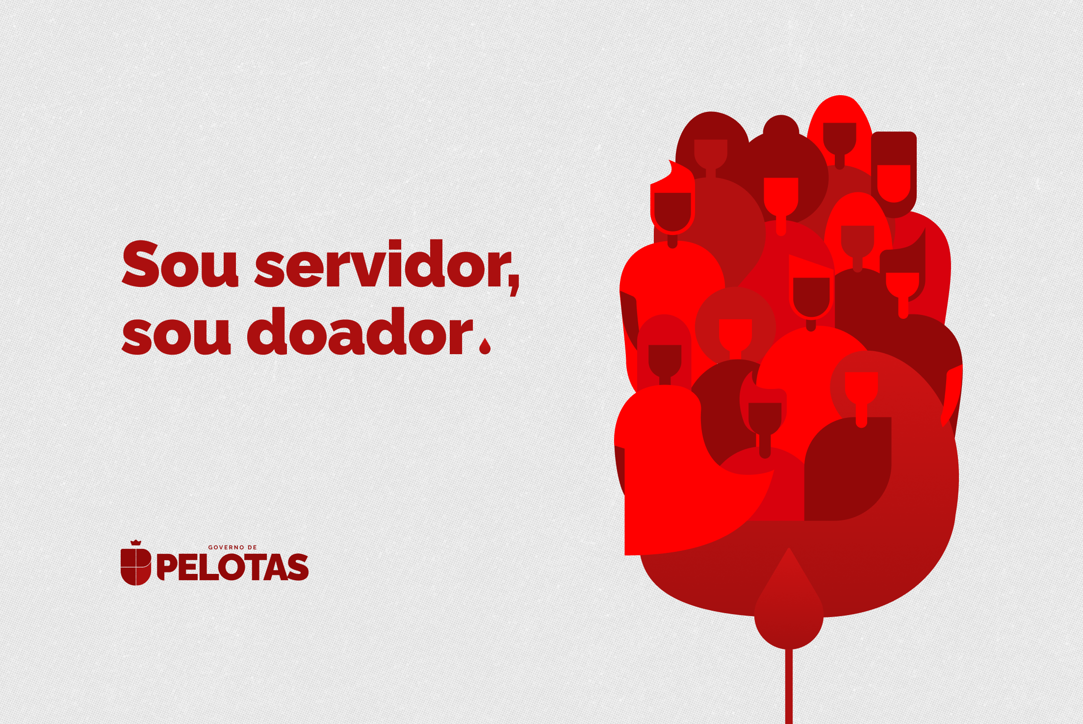 Pelotas lança a 5ª Campanha "Sou Servidor, Sou Doador"