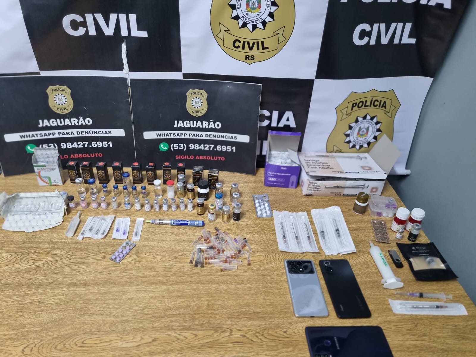 Dono de academia é preso por comercializar medicamento sem registro da Anvisa em Jaguarão