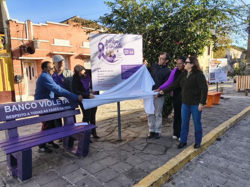 Banco Violeta reforça conscientização e combate à violência contra a pessoa idosa em São José do Norte