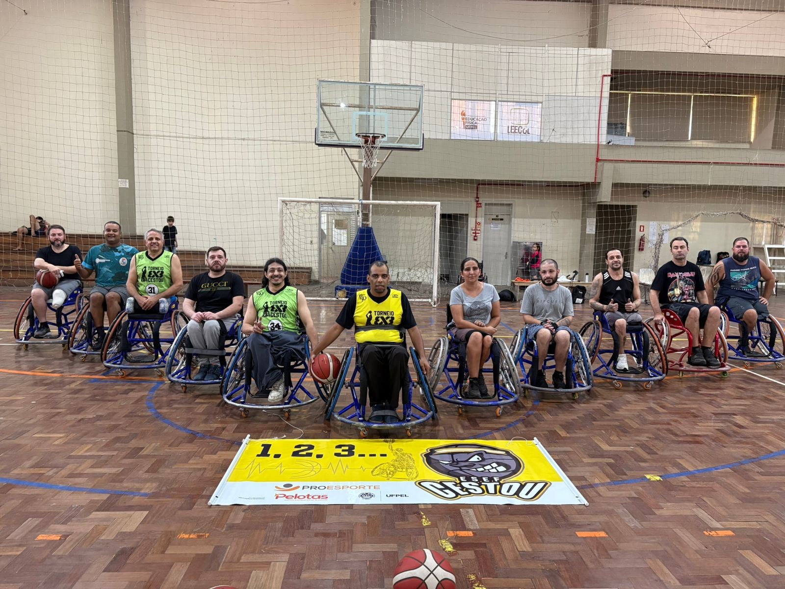 Evento da UFPel promove inclusão e aproxima comunidade do basquete em cadeira de rodas