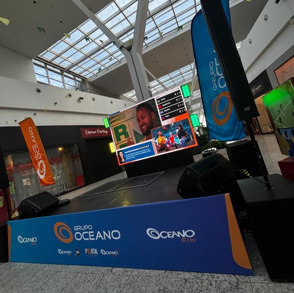Grupo Oceano e Partage Shopping  promovem transmissão de Escócia x Brasil com música, brindes e muita interação