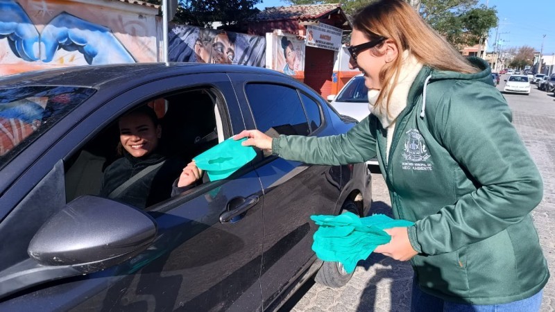 São José do Norte encerra Junho Ambiental com ação educativa sobre descarte de resíduos