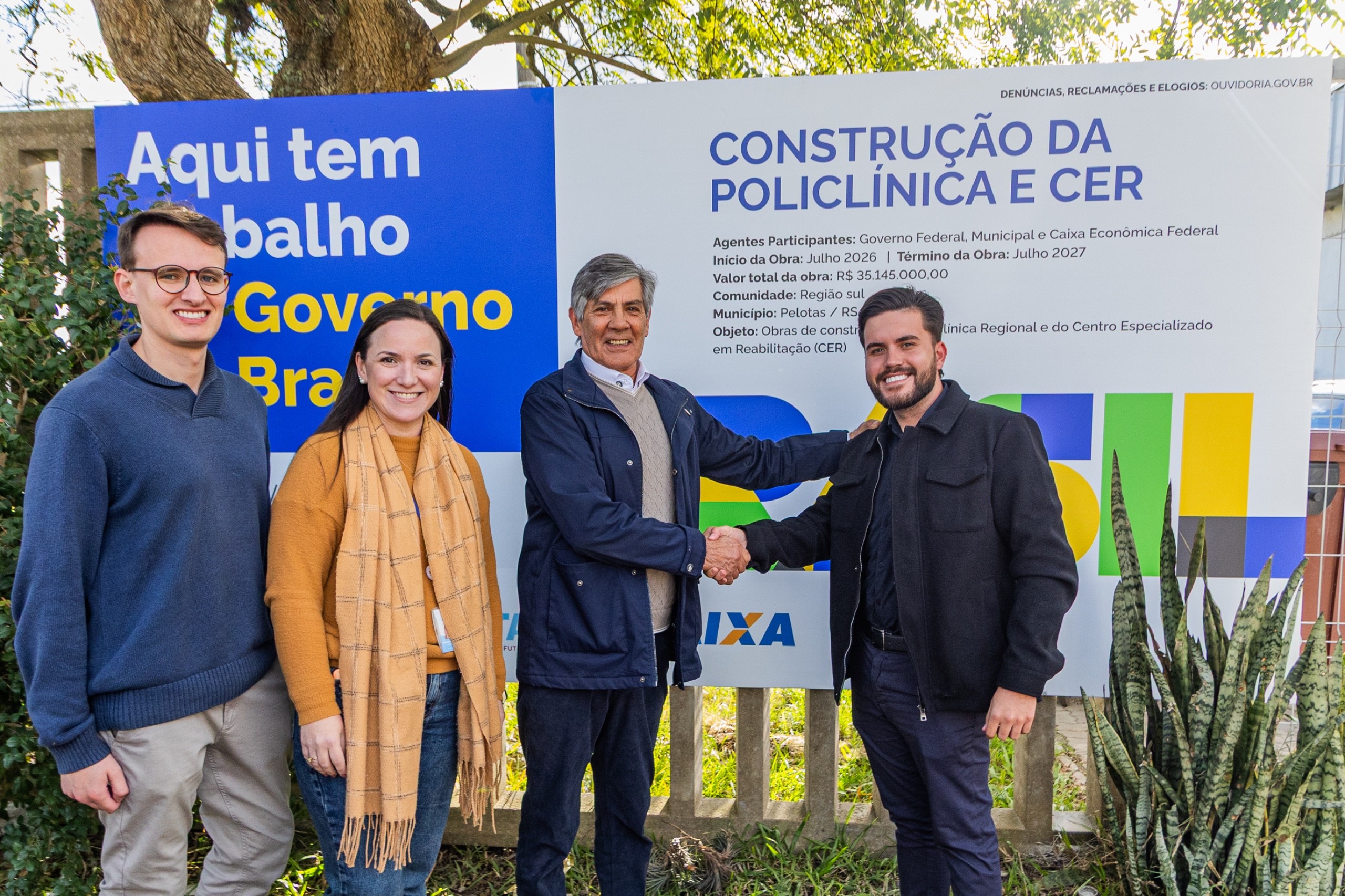 Obras do PAC Saúde são formalizadas em Pelotas