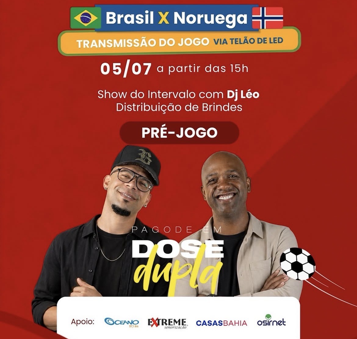 Torcida Partage promove programação especial para acompanhar Brasil x Noruega neste domingo