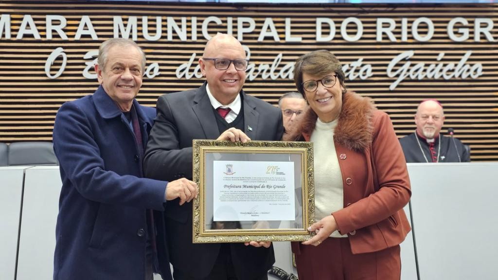 Prefeitura homenageia os 275 anos da Câmara Municipal de Rio Grande