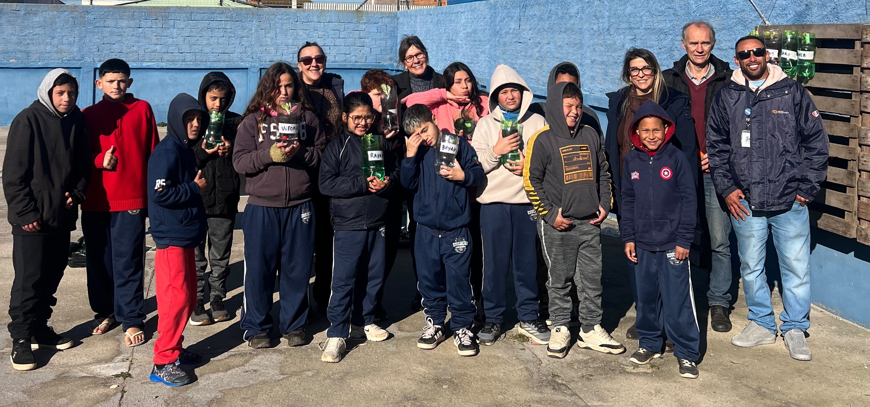 Alunos da escola Saldanha da Gama recebem ação do projeto Junho Sustentável
