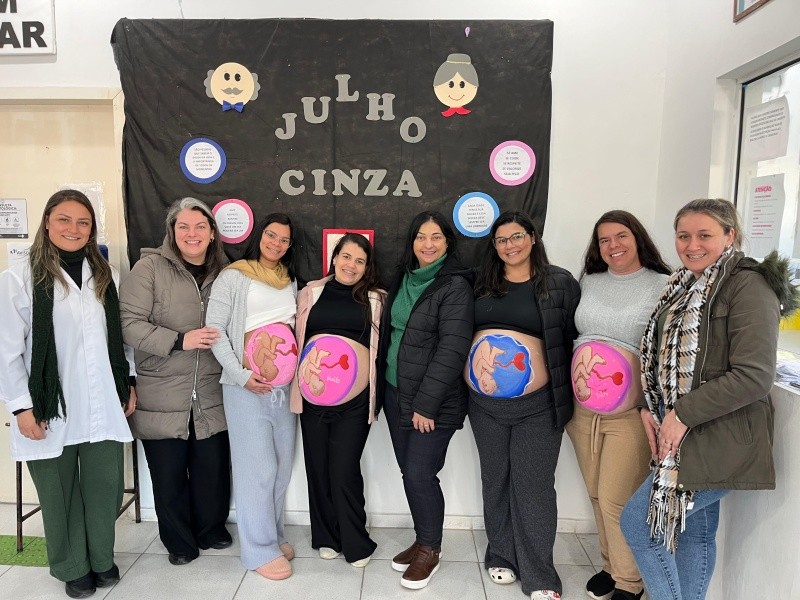 Gestantes participam de programação voltada ao bem-estar e à saúde materno-infantil em São José do Norte