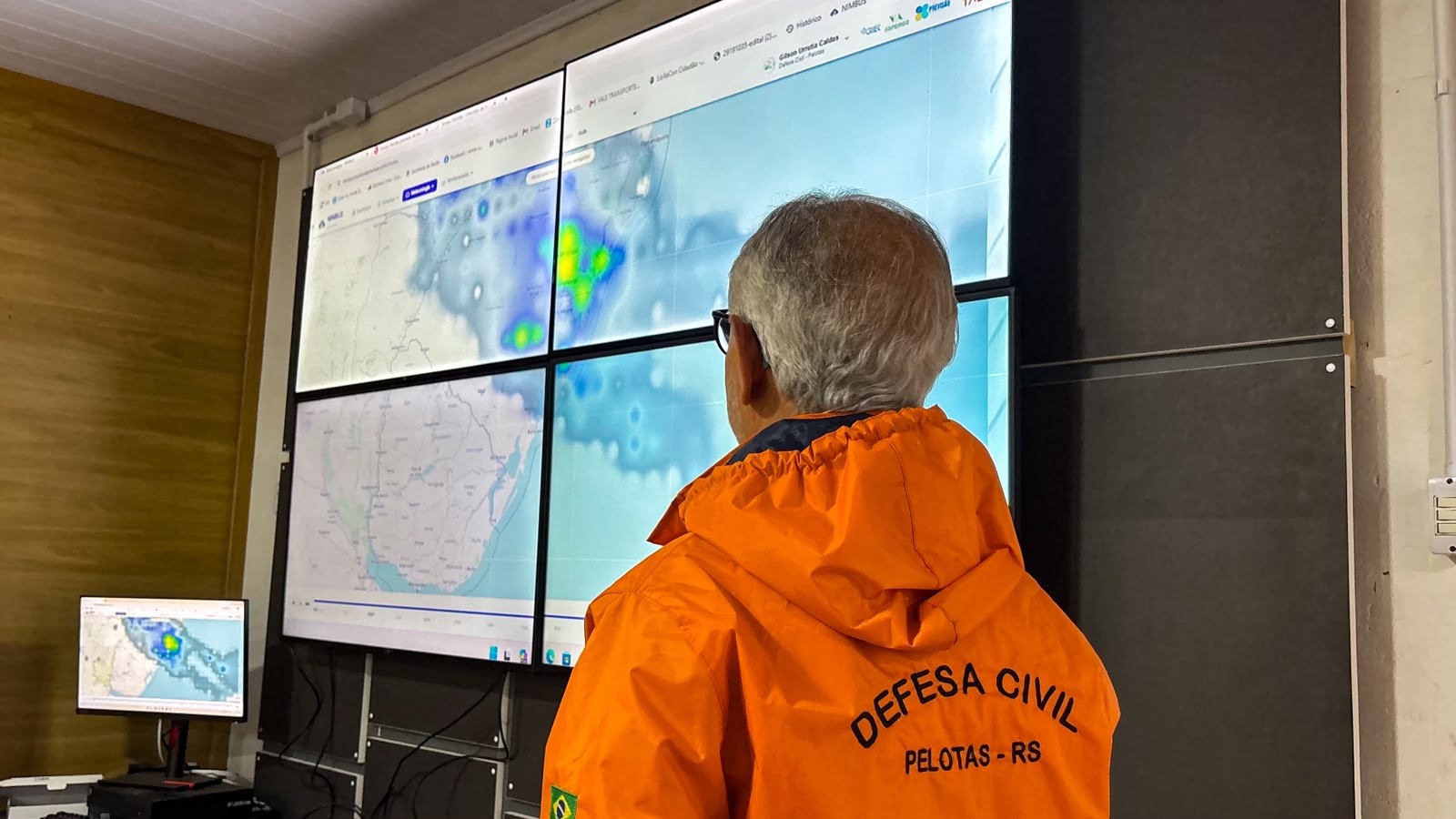 Pelotas registra menos de 50mm de chuva em 24h e Defesa Civil segue monitoramento
