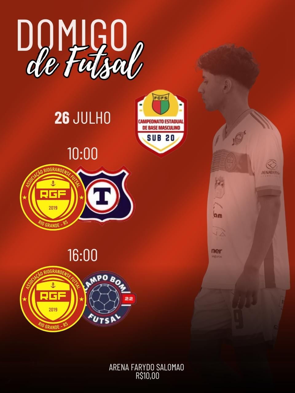 Riograndense entra em quadra neste domingo em rodada dupla decisiva pela Segunda Fase do Estadual Sub-20