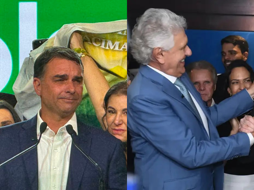 Flávio Bolsonaro e Ronaldo Caiado têm nomes confirmados na corrida ao Planalto