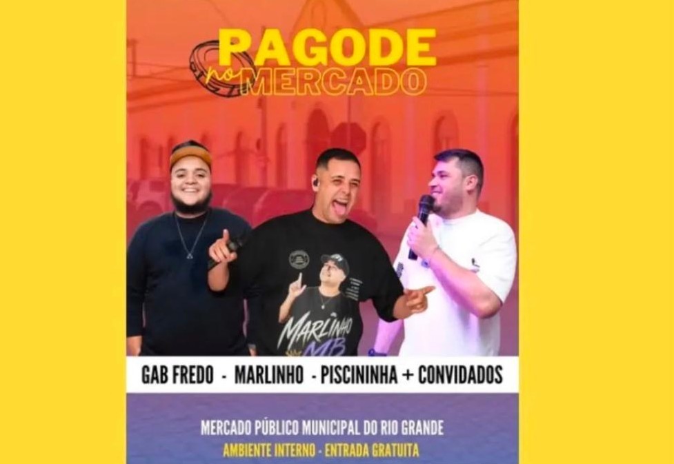 Pagode no Mercado anima a noite desta sexta-feira (7) no Mercado Público