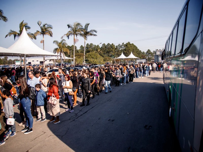 Fenadoce registrou números expressivos de excursões vindas do Uruguai e da região metropolitana da capital