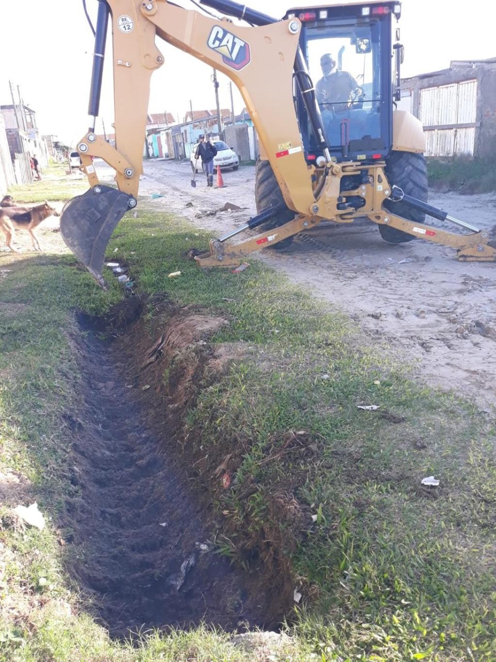 SMI conclui serviço de valeteamento no bairro Cidade de Águeda