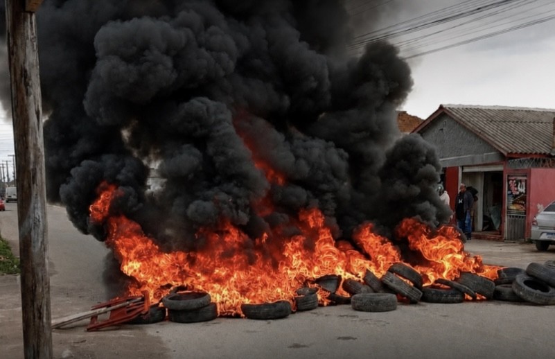 Protestos por falta de energia são registrados em dois bairros de Pelotas após passagem de ciclone