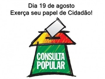  Confira como participar da Consulta Popular 2015