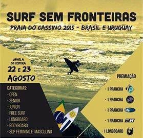 Fim de semana de surf no Cassino