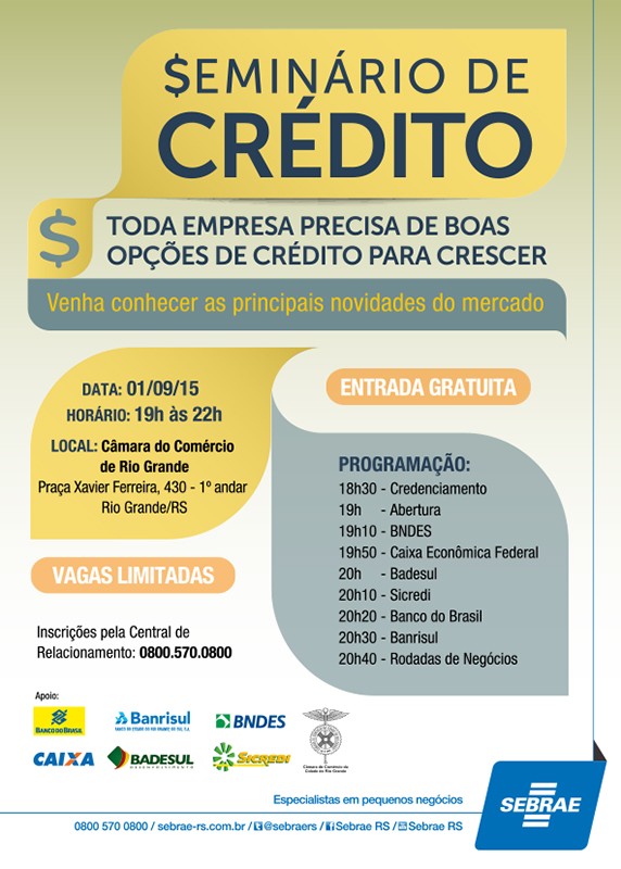Sebrae realiza seminário de crédito