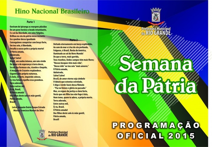 Semana da Pátria 2015: Programação oficial em Rio Grande