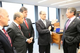 Sartori e e chefes de poderes reúnem-se com ministro do STF em Brasília