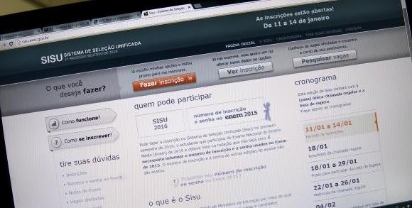 Termina hoje prazo para se inscrever no Sisu